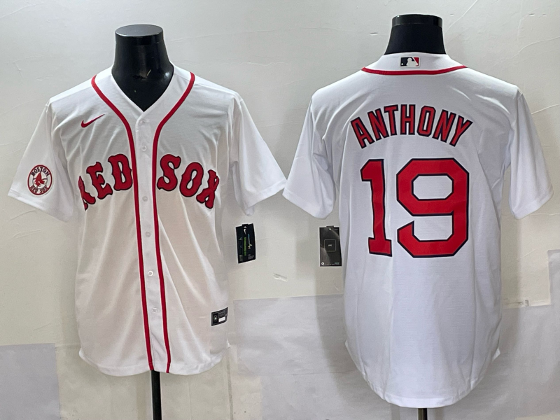 Men 2025 Boston Red Sox #19 Anthony white Nike MLB Jersey style 08->boston red sox->MLB Jersey